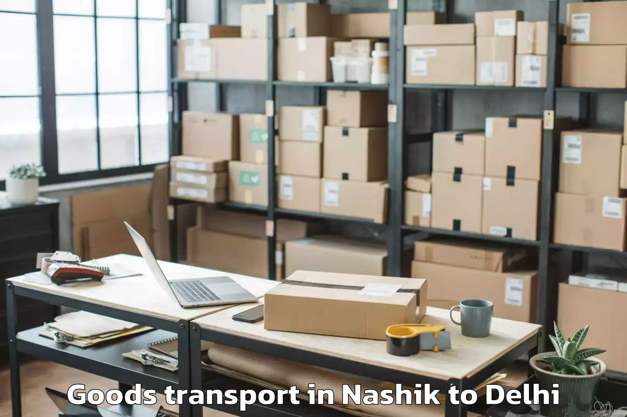 Book Nashik to Mgf Metropolitan Mall Delhi Goods Transport Online